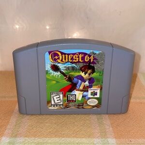 Quest 64 (1998) - Authentic original N64 Cartridge, Tested and Working